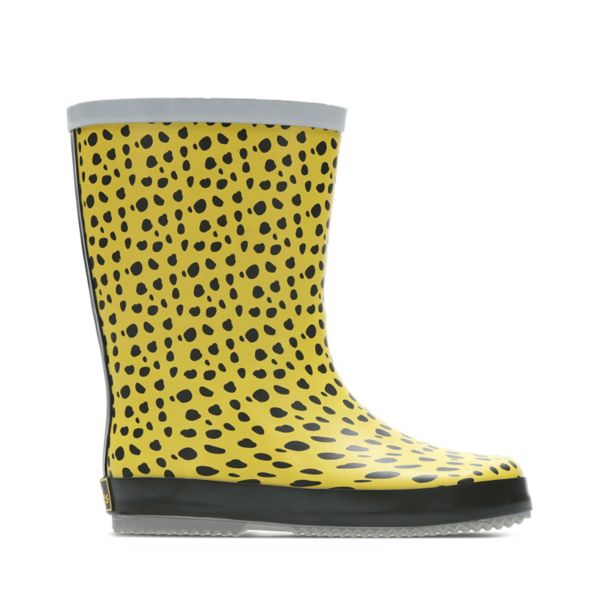 Clarks Girls Tarri Splash Wellies Yellow | CA-1563827